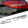 Car Rear Trunk Emblem Tail Decoration TFSI Badge Sticker