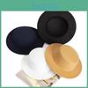 Elegant Wool Felt Fedora Hat For Men And Women With Wide Brim And Warmth For Outdoor Travel