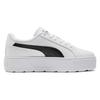 Puma Womens Karmen Leather 'White Black' (women's Sizes) White / Black Skateboard Shoes 384615 02