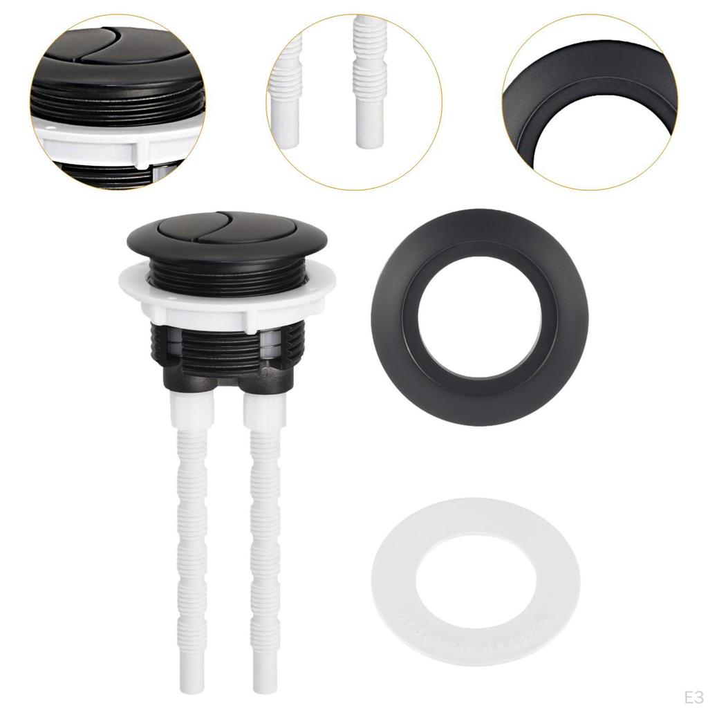 Flush Button for Toilets, Round Tank Accessory Options Available