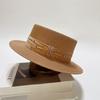 Dell Le Ice Hemp Silk Flat Top Cap Foldable Rhinestone Summer Sunscreen Cap