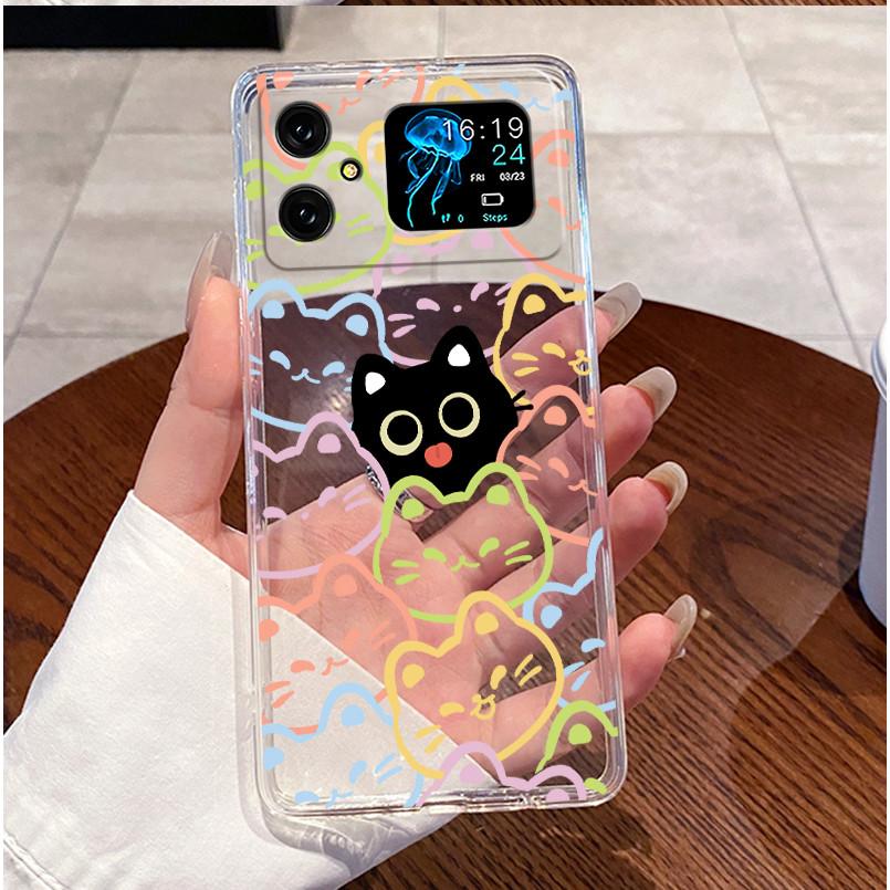 

Ins New Fashion Phone Case For Cubot A20 Clear Soft Case Funy Fluffy Kitten Silicone Shockproof Cover For Cubot A20 Casing Cubot A20