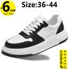 Buty Sportowe Męskie Podwyższające Wkładki 6 cm Mężczyzna Rekreacja Moda Duże Rozmiary 36-44