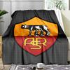 1pz Coperta Morbida in Flanella Stampata Club di Calcio Lupa di Roma per Camera da Letto Adulti Soggiorno Divano Campeggio Viaggio Regali per Fan Regali di Natale