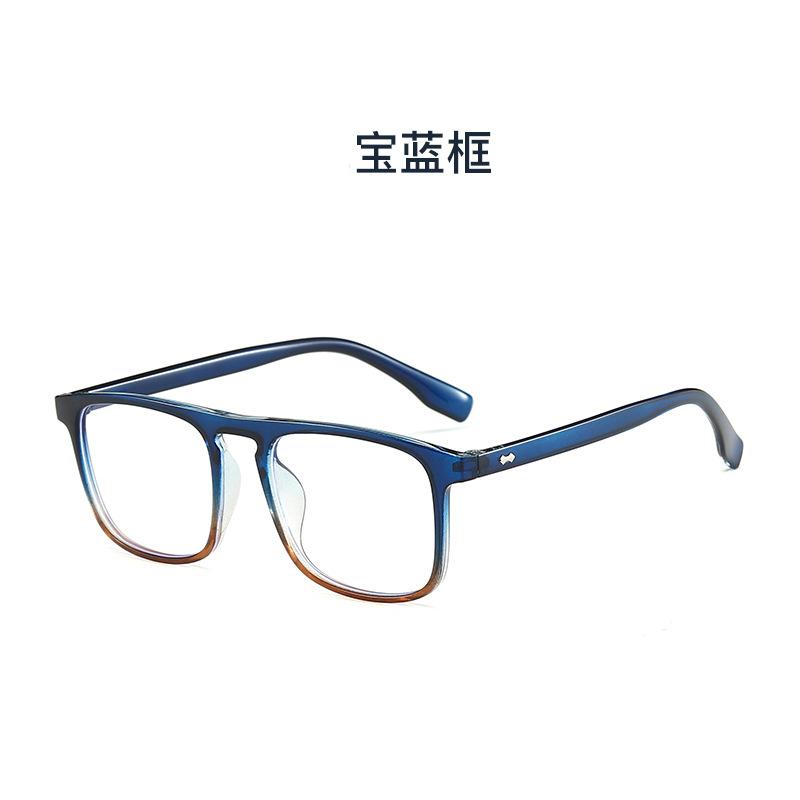 Gjennomsiktig datamaskinbrilleinnfatning Kvinner Menn Antiblått lys firkantede briller Blokkeringsbriller Optiske briller