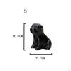 Buldok pes Socha zvířat Sběratelská moderní dekorativní figurka Stolní ozdoba pro