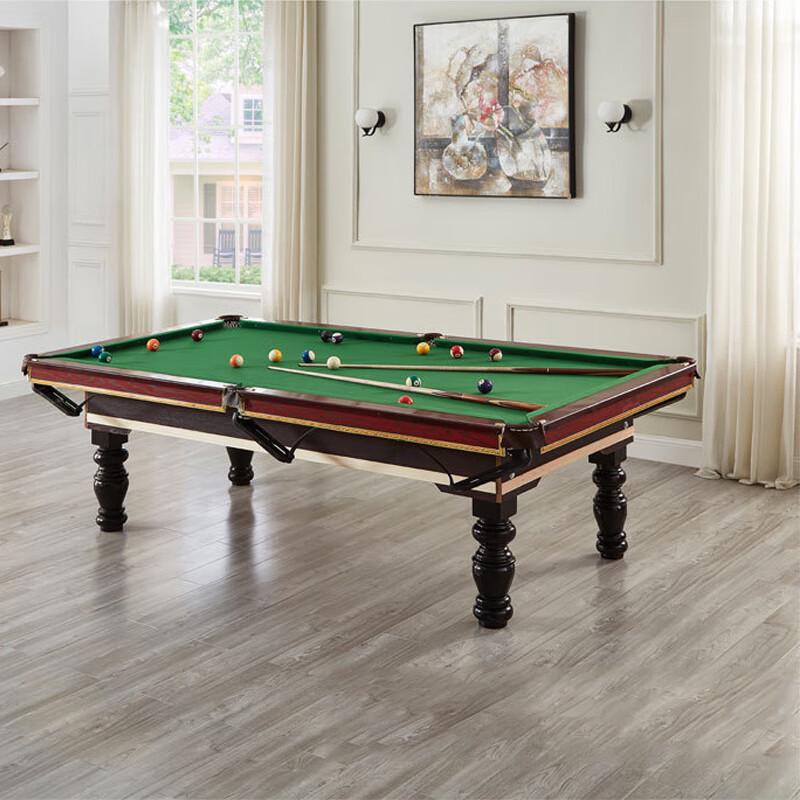 KuZhe Standard Home American Black 8 Pool Table