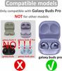 Soft Silicone Earbuds Eartip for Samsung Galaxy Buds Pro Anti-slip Replacement Earplug for Galaxy Buds Pro Eearphone Accessories