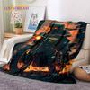 Motocross Modern Retro Motorcycle Soft Blankets,Keep Warm Throw Blanket Comfortable Blanket for Picnic Beds Sofa Home Bedroom