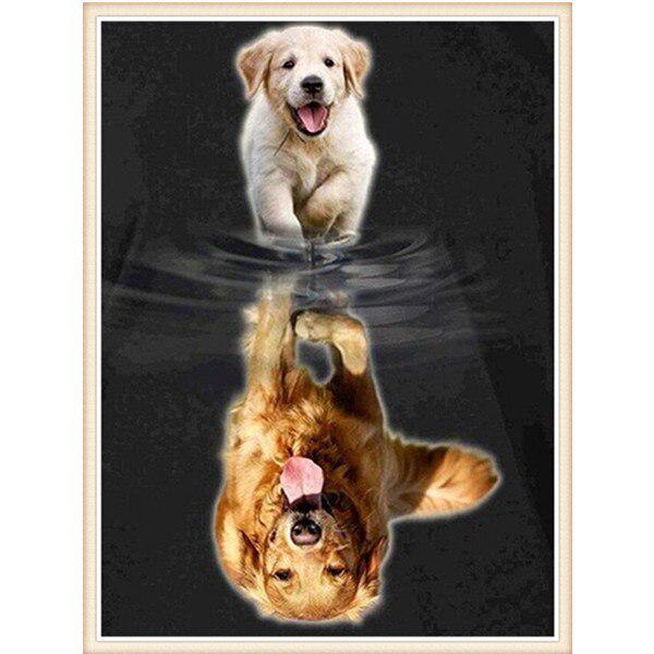 Animal Diamond Embroidery 5D DIY Diamond Painting Christmas Tiger and Giraffe Cross Stitch