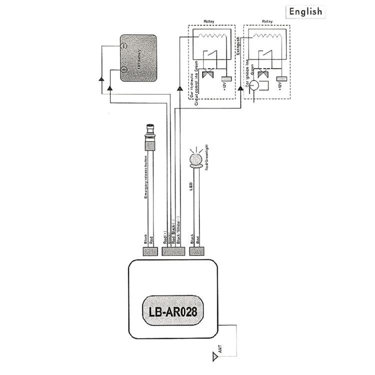 Wireless Engine Lock Anti Robbery Device Car Engine Immobilizer Lock Car Intelligent Circuit Cut Offs Tool with 2 Remote
