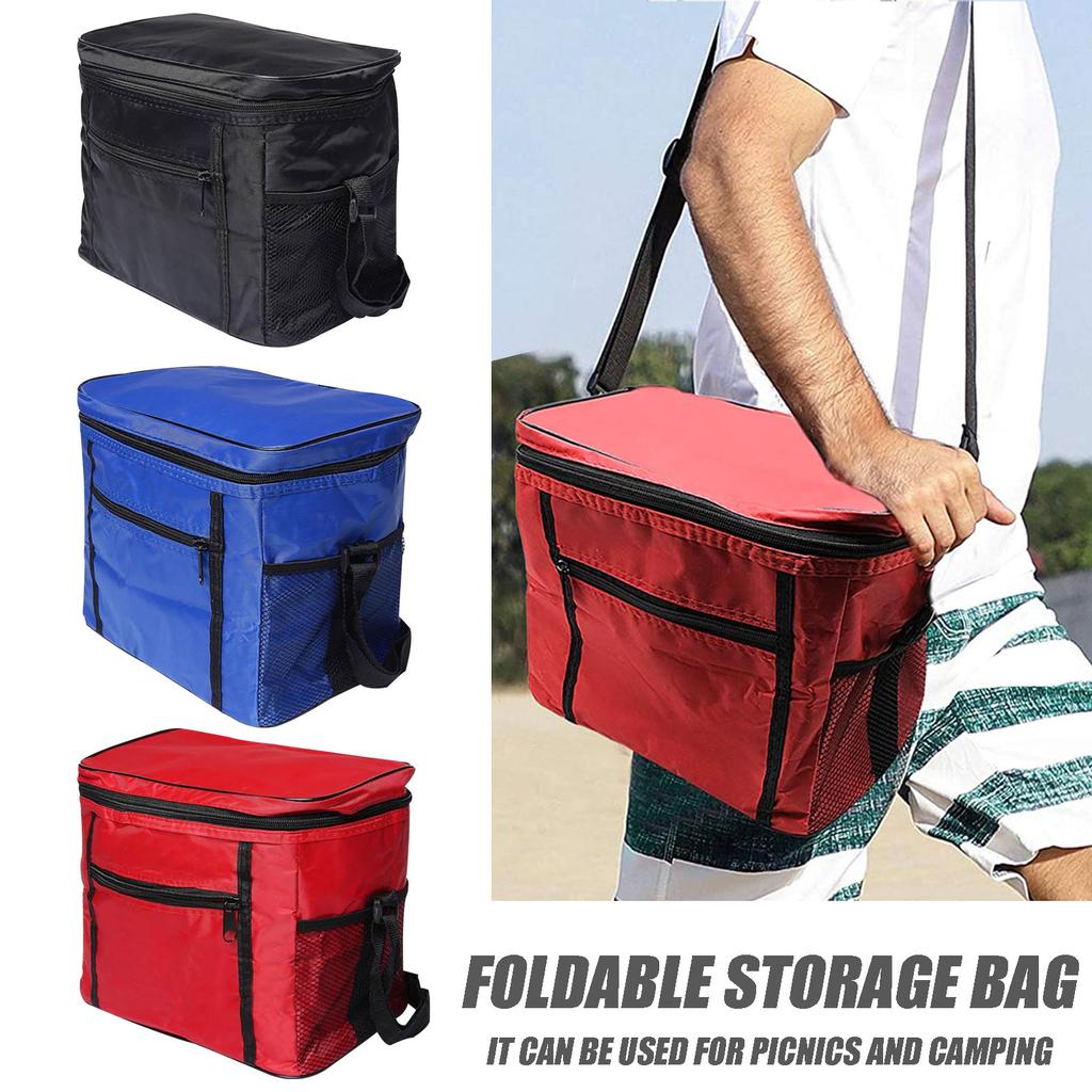 Torba Lunch Ramię Cooler Izolowane pudełko Picnic Tote Strap Camping Thermal