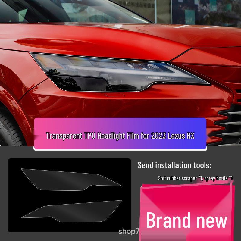 Transparent Smoked Protective Headlight Film for Lexus CT200, ES, RX, UX, IS, NX, LX