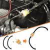 Gas Fuel Line Hose Clamps Fuel Filters With Inline Shut Off Valve Petcock Set For 50Cc 70Cc 90Cc 110Cc 125Cc 150Cc Taotao Coolster Apollo Baja ATV