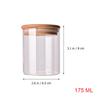 175 Ml Salt Storage Candy Jar Glass Jars Tea Sealing Cap Coffee Bean Loose Containers Sealed Canisters