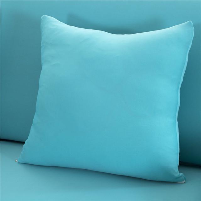 45x45cm Solid Color Elastic Pillow Case Cushion Cover Home Use Decoration Accessories Durable Durable Useful Useful