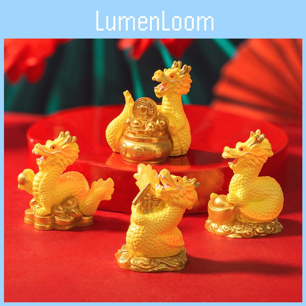 Exquisite New Year Resin Dragon Figurine For Unique Chinese Zodiac Decor