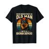 Never Underestimate Bohemian Shepherd Old Unisex T Shirt Vintage Slightly Unisex Streetwear Designer Clothes Soft Versatile