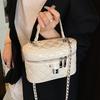 Mode neue Xiaoxiangfeng Koreanische süße tragbare Box Tasche modisch vielseitig ausländische leichte Luxus Kette Umhängetasche weiblich