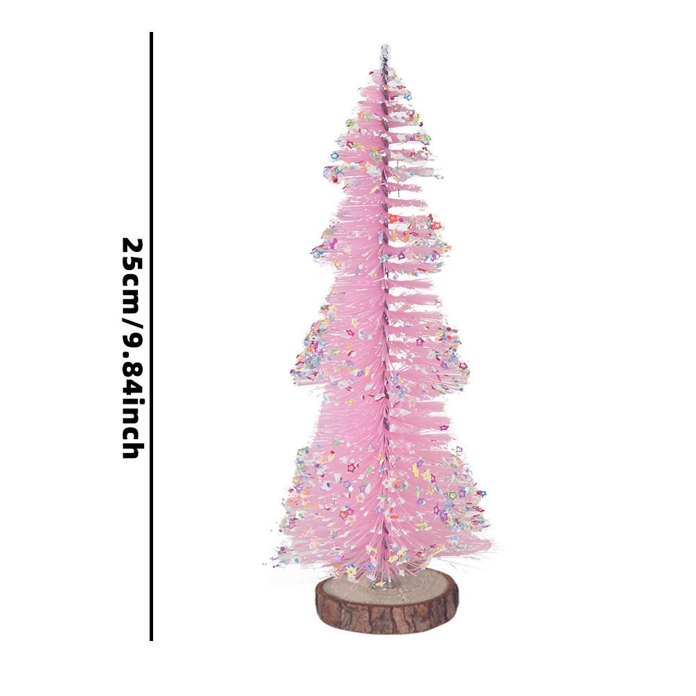 Mini Christmas Elegant Tree Decor Charming Star Shape Design Tabletop Display For Joy Holiday