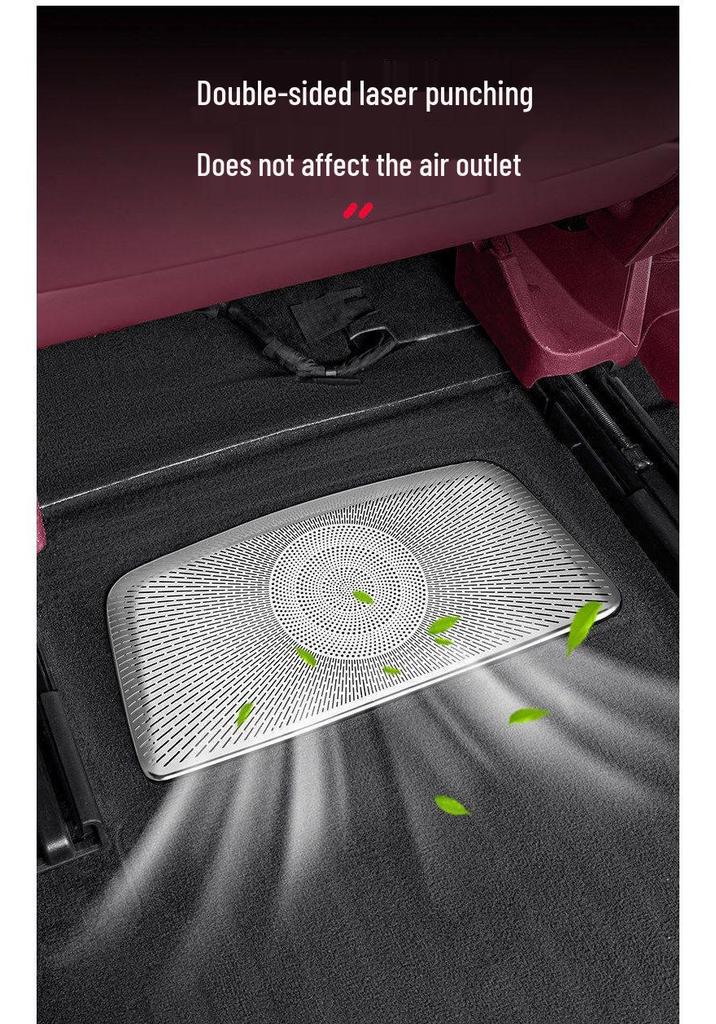 Third Gen NIO ES8 Under-Seat Air Vent Cover: Air Conditioning Protection & Decorative Accessory for 26 Models