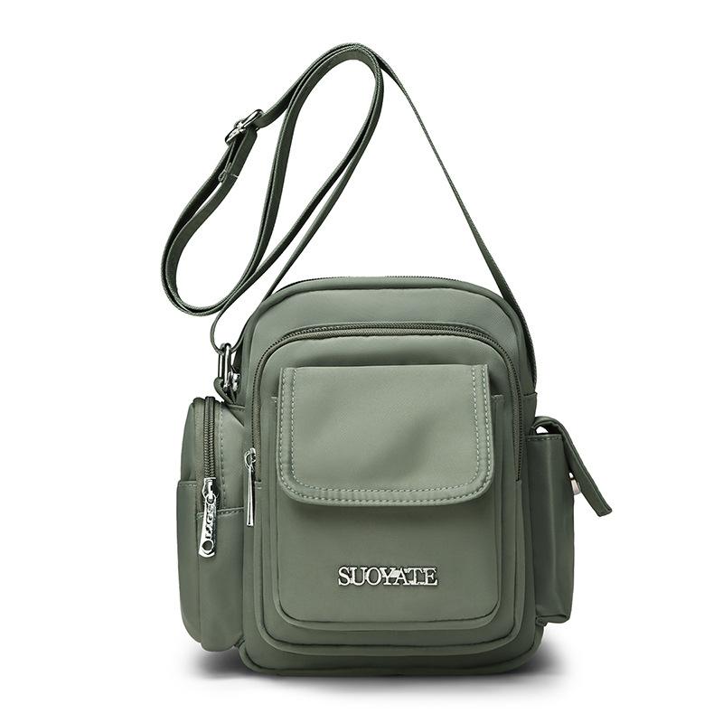 Water-repellent Nylon Bag Travel Shoulder Bag Women's Crossbody Bag Small Square Bag