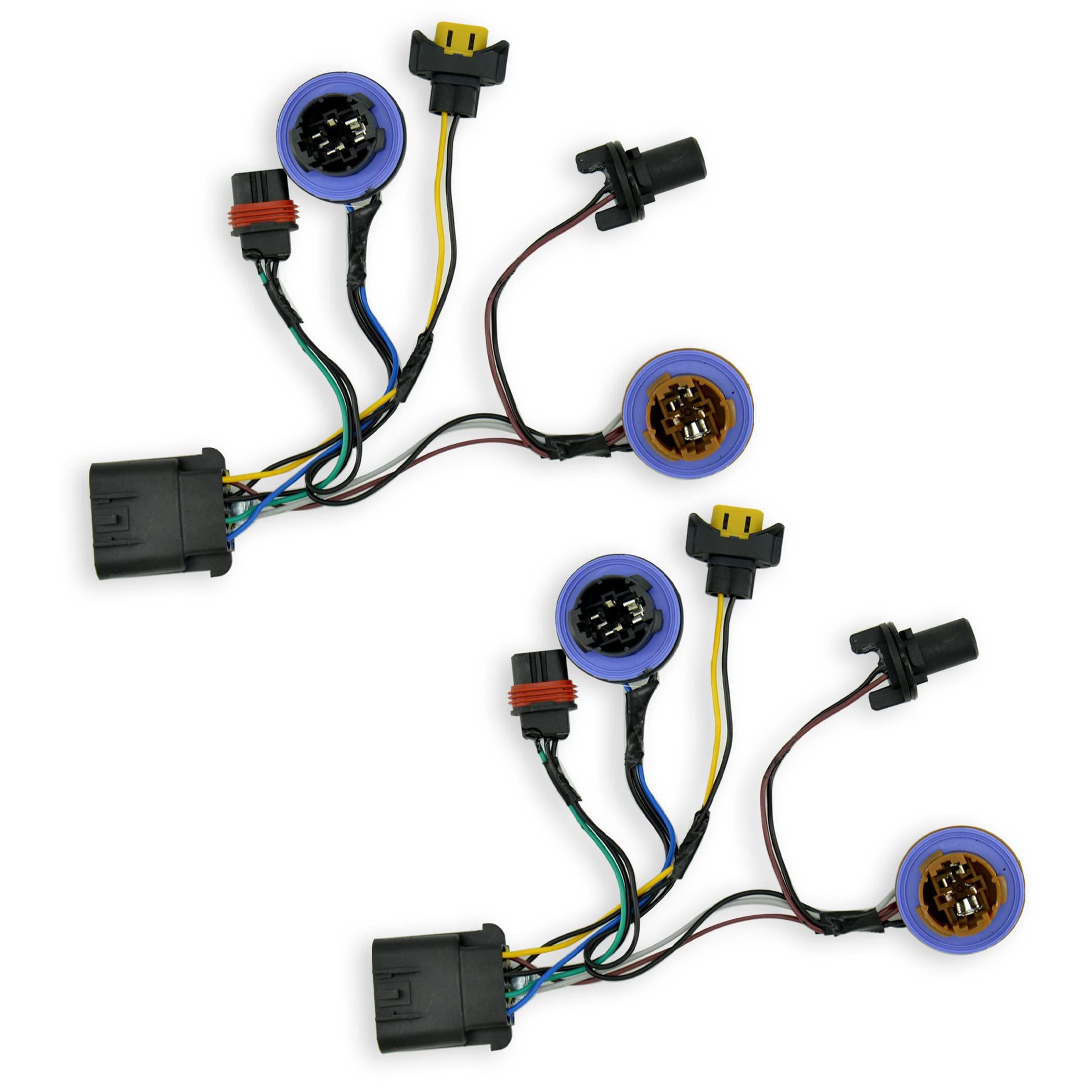 

ALTBET Headlight Headlamp Wiring Harness for 2007-2014 Chevrolet Tahoe Suburban Avalanche GM SUV Replacement 15950809 15782377 (2pcs)