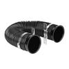 76mm 3inch Universal Car Cold Air Intake Inlet Pipe Flexible Duct Tube Hose Kit Black