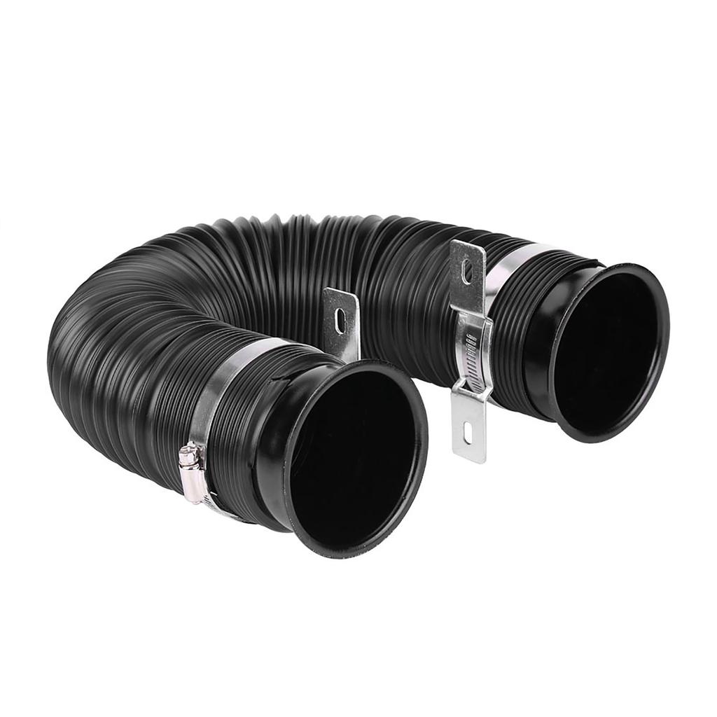 76mm 3inch Universal Car Cold Air Intake Inlet Pipe Flexible Duct Tube Hose Kit Black