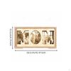 Layered Wood Art MultiLayer Design 3D Wooden Ornament Freestanding MOM Letter Sign for Dad
