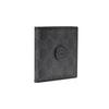 Gucci Presbyopia Logo Interlocking Double G Logo Short Bifold Canvas and Leather Wallet Wallet Men's Black Gray