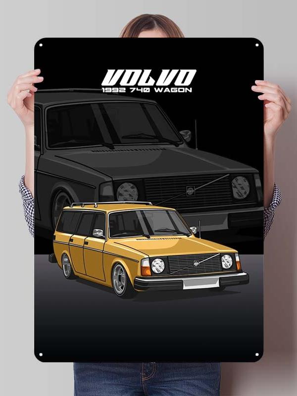Volvo Metal Signs Classic Car Posters Home Decorations Custom Tinplate Sign for Garage Wall Art Decoration Room Ornaments Retro