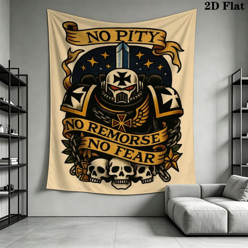 Warhammer 40K Gobelin Ścienny Estetyczna Dekoracja Ścienna Drukowany Materiał Koc Dekoracyjne Gobeliny do Sypialni Salonu Wystrój Domu