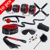 BDSM Bondage Set Erotické hry do postele Dospělí Pouta Svorky na bradavky Bič Výprask SM Soupravy Hraní rolí Sexuální hračky pro