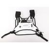 Waterproof Chest Bag Wear Resistant Nylon Chest Pack for Outdoor Sports Adjustable StrapsWhite