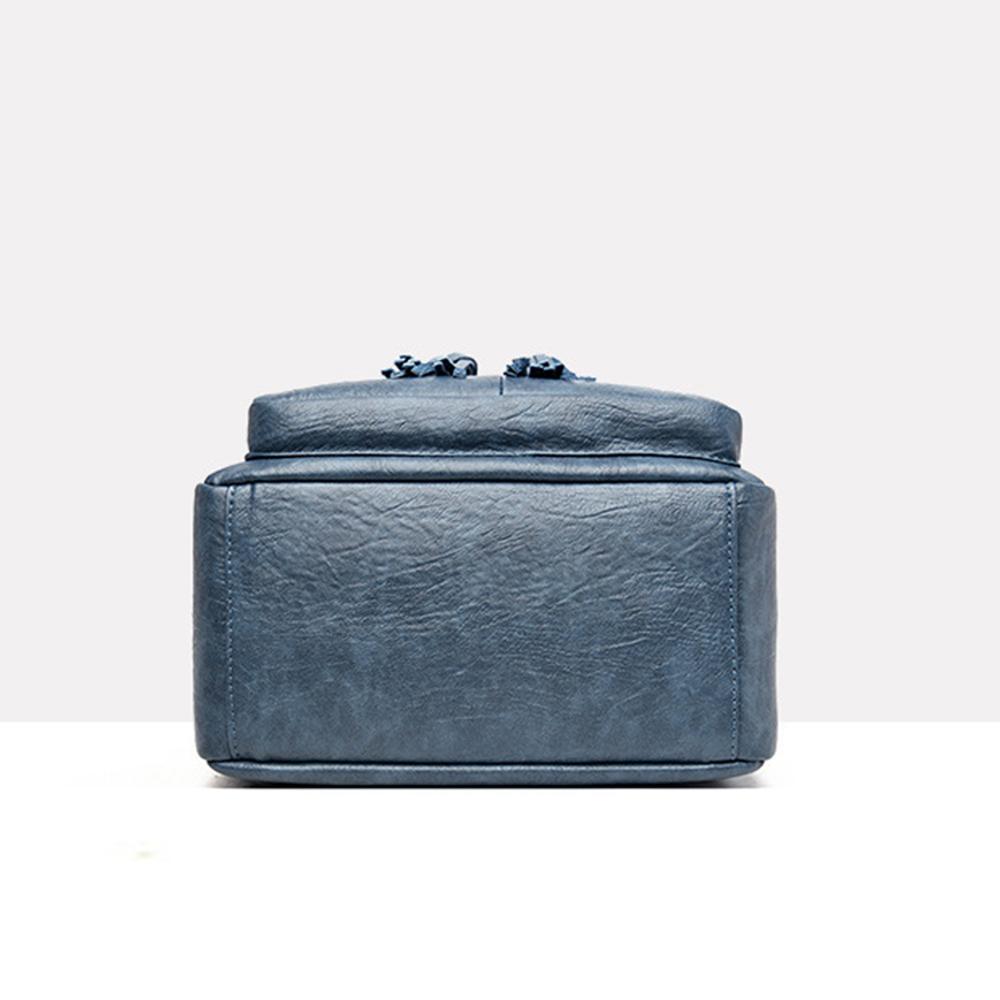 Women Backpack Korean Version of Wild Fashion Simple Backpack Travel Tassel New