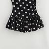 2025 Spring Women's European & American Style Polka Dot One-Shoulder Bodycon Dress