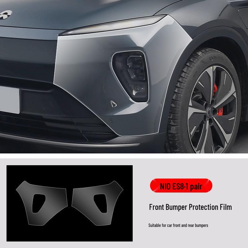 NIO ES8 Vorgeschnittene TPU Transparente Unsichtbare Schutzfolie für Stoßfänger vorne und hinten