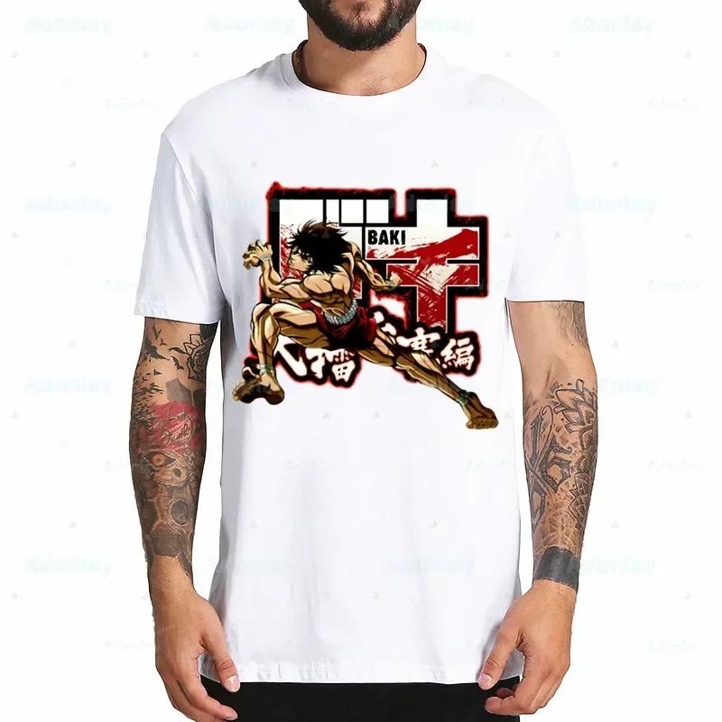 Yujiro Baki Fighter Anime Summer Fashion Shirt Graphic Hanma Grappler Fighting T Shirt Women Oneck Tees Funny Tshirt