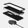 Carbon Fiber Business Case For Samsung Galaxy Z Fold 7 6 5 Invisible Magnetic Wireless Charging Slim Anti-Drop Protective Cover