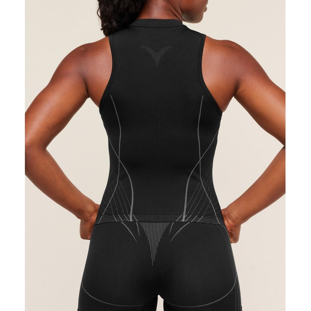 Gymshark Apex Seamless Tank Black Graphite Grey B4c6m Bb29