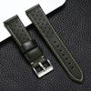 Handmade Cowhide Breathable Leather Watch Band 18mm 20mm 22mm 24mm Straps for Seiko for Omega Men's Strap Watchband Accessories