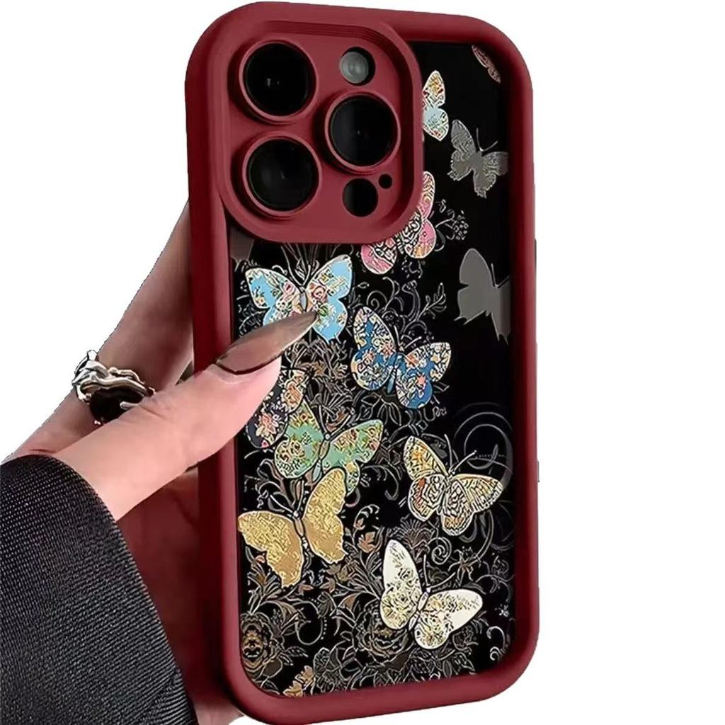 Beautiful Color Butterfly for Iphone16pro Mobile Phone Case Apple 15/14/13 Promax New 12x11
