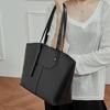 Burminsa Cowhide Genuine Leather Large Tote Handbags For Women 2026 Winter Luxury Designer Work Shopper Underarm Shoulder Bags