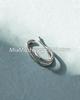 Japanese Matte Metal Line Ear Cuff - Distressed Wind Design for Women (No Piercing Needed)