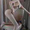 Hollow Halter Tube Top Opean Cortch Fishnet Bodysuits Korean Babydoll Women Nightwear Sleepwear