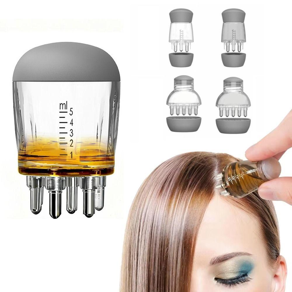 Mini Scalp Oil Applicator with Scale Essential Oil Massager Scalp Massagers  Serum Oil Nourish