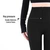 Langsha Women's Winter High-Waist Fleece-Lined Tummy Control Leggings
