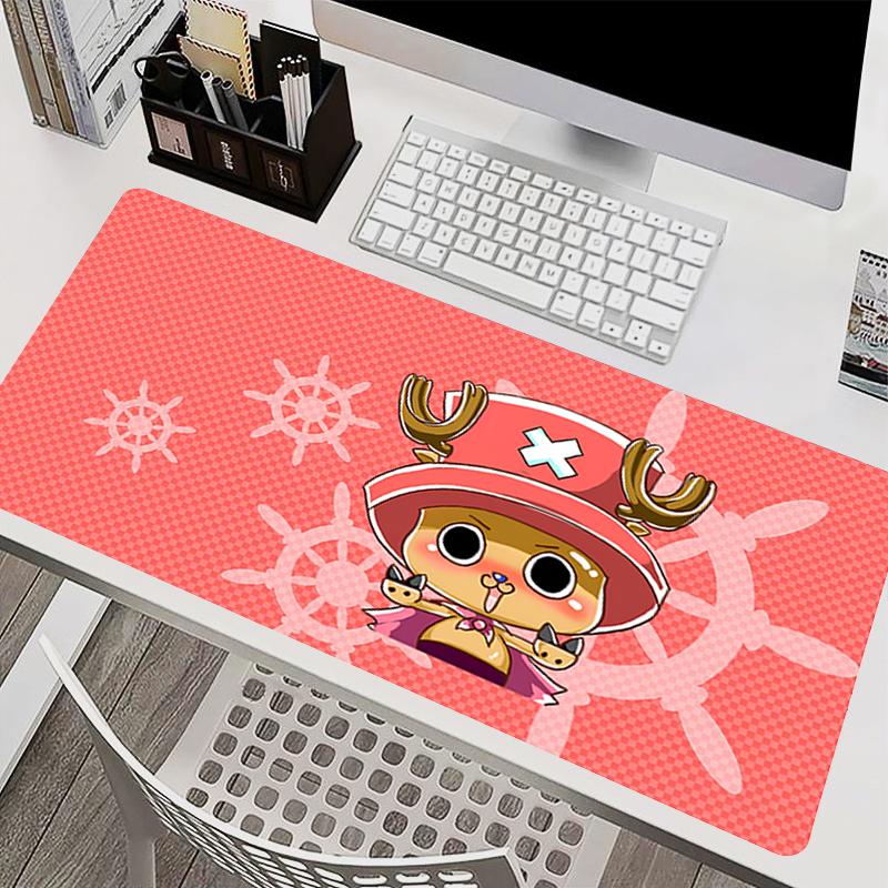 Mouse Pad Nonslip Gaming Accessories Oone Ppiece Tony Tony Chopper Computer Desk Mat Xxl Extended Keyboard Pad Anime Mousepad