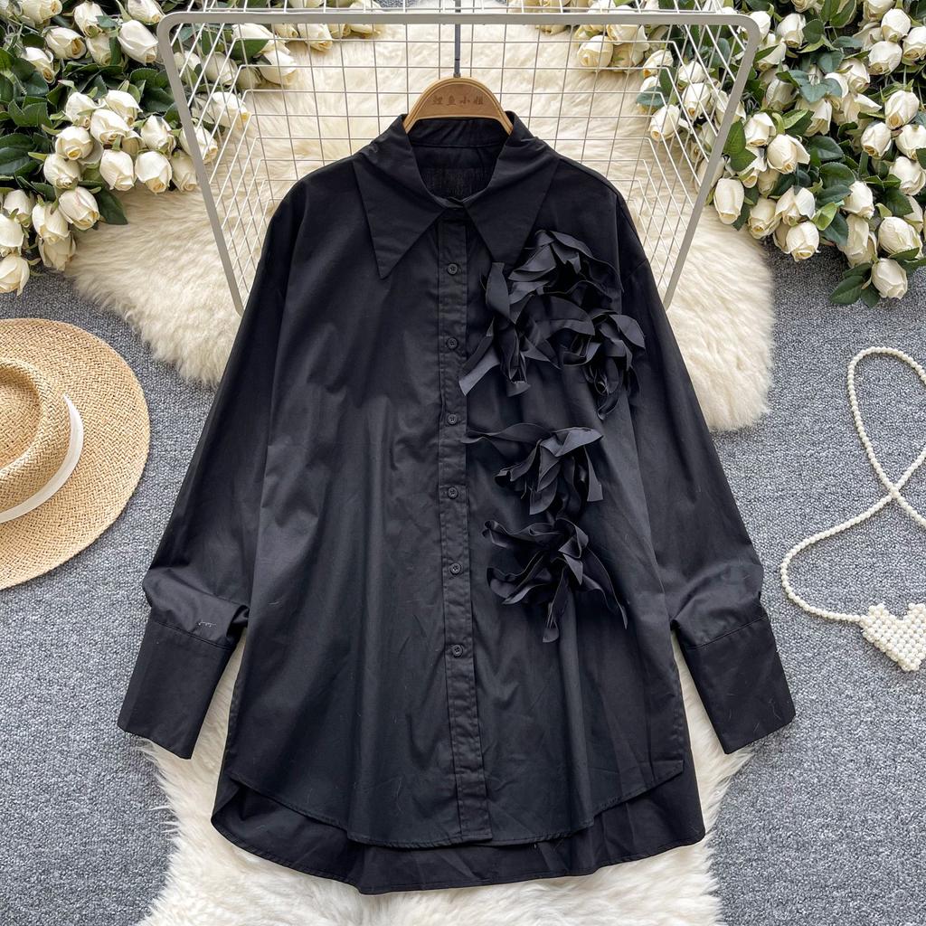Women's Plus Size Light Mature Wind High Grade Sense of Chic Shirt